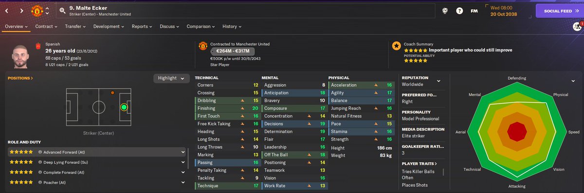 Jesus, what a Striker! Wow 🤯 #FM24