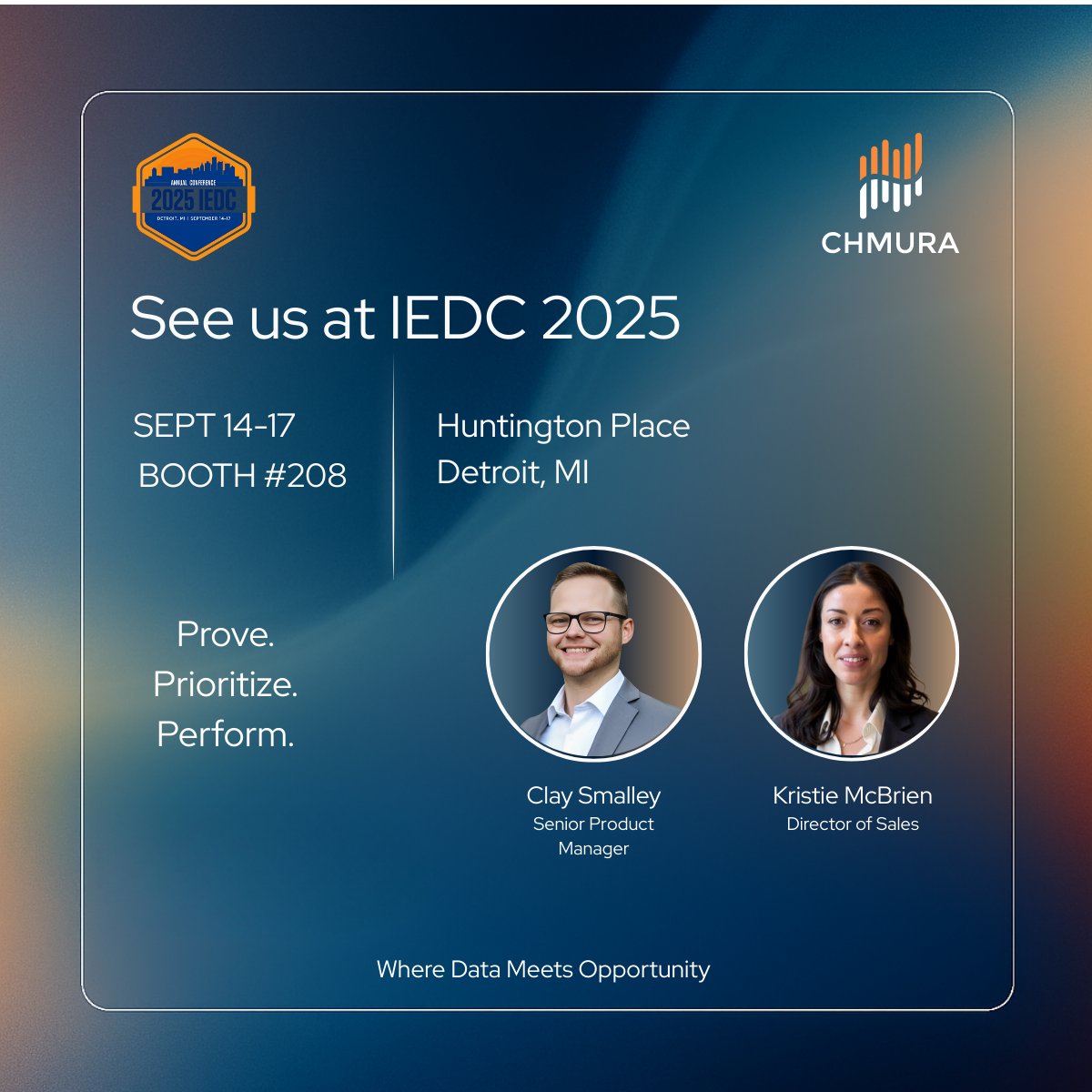 Don't lose deals because you workforce projections do not match current market reality!

Stop by to:
• test your target industry list with current supply, demand, and skills signals
• turn project wins into clear ROI and fiscal impact stories for boards and stakeholders