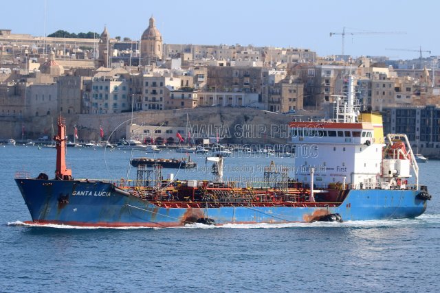 Shipguru's tweet photo. #falzonbunkering #chemicaloilproductstanker #SANTA_LUCIA #leaving #grandharbourmalta - 04.09.2025 - https://t.co/nfgboxcB5B - NO PHOTOS can be used or manipulated without our permission @Rich_Ships @ShippingTV @ShipsInPics @worldshipsoc @LowSulfurBunker https://t.co/uNyAP61L38