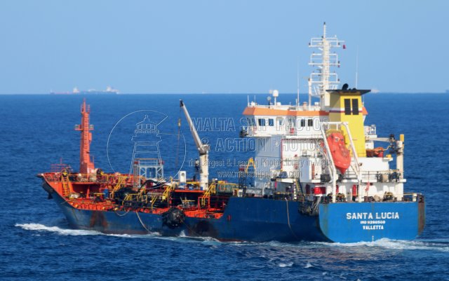 Shipguru's tweet photo. #falzonbunkering #chemicaloilproductstanker #SANTA_LUCIA #leaving #grandharbourmalta - 04.09.2025 - https://t.co/nfgboxcB5B - NO PHOTOS can be used or manipulated without our permission @Rich_Ships @ShippingTV @ShipsInPics @worldshipsoc @LowSulfurBunker https://t.co/uNyAP61L38
