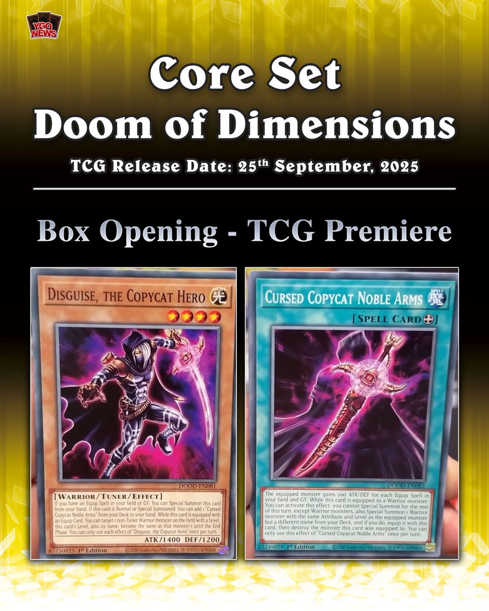 𝗗𝗼𝗼𝗺 𝗼𝗳 𝗗𝗶𝗺𝗲𝗻𝘀𝗶𝗼𝗻𝘀❱ Yu-Gi-Oh! TCG just revealed a