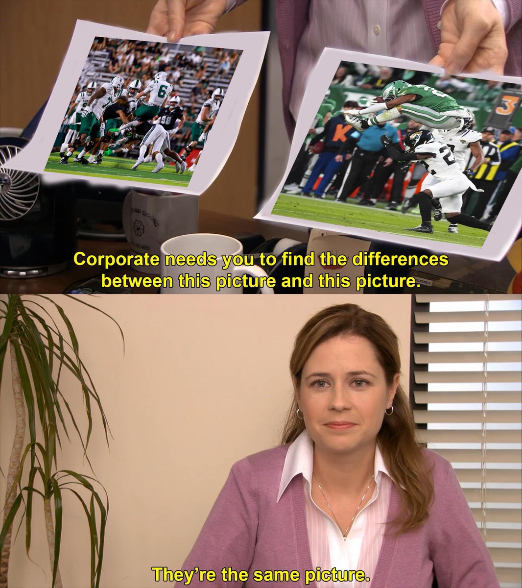 Where are our college football/The Office crossover fans? 

#GoViks | #DefendTheShip