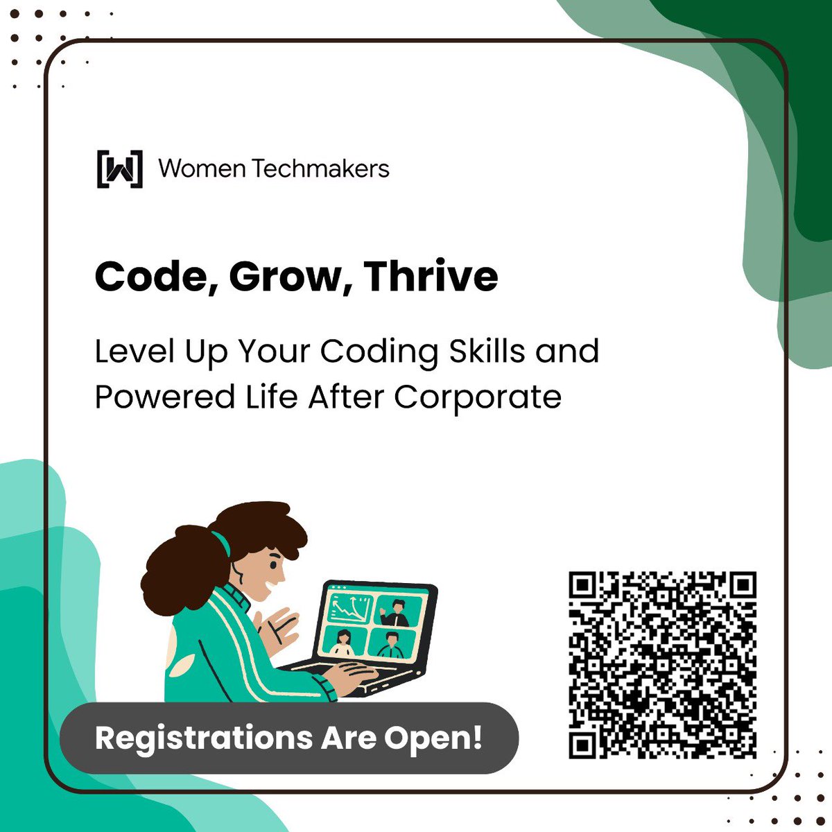 Calling all tech enthusiasts! 📣 Join our next event. We're talking coding fundamentals and the art of the continuous fun learning. Ready to level up your skills and career?
Scan the QR code on the poster to register now!
#WomenInTech #Coding #gdg #Hustle #LearnToCode