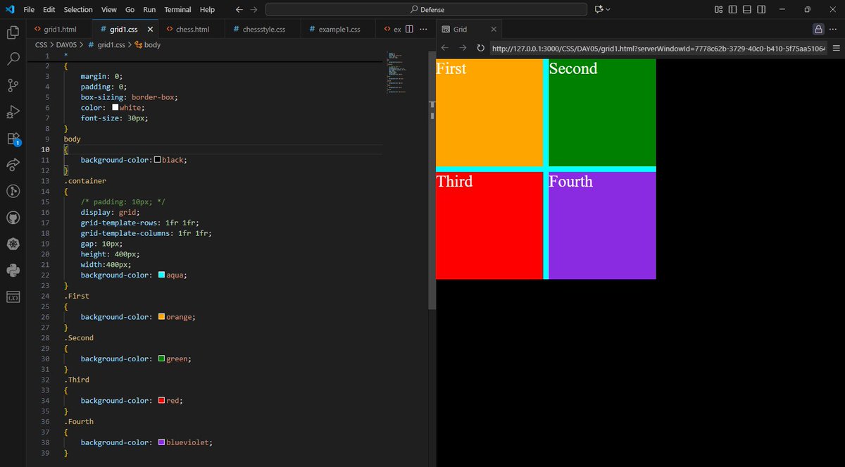SaumyDixit7's tweet image. 🚀 Just finished a killer CSS Grid masterclass by @rohit_negi9 — game-changer for modern layouts!
@CoderArmy 

Learned to build clean, responsive 2D layouts with ease. Flexbox who? Grid is the future. 💡

#CSSGrid #WebDevelopment #FrontendDev #CoderArmy #RohitNegi