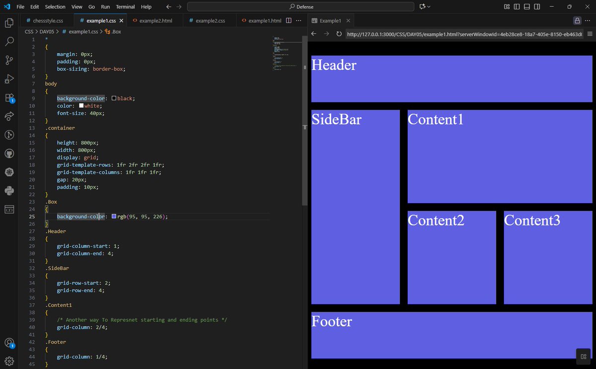 SaumyDixit7's tweet image. 🚀 Just finished a killer CSS Grid masterclass by @rohit_negi9 — game-changer for modern layouts!
@CoderArmy 

Learned to build clean, responsive 2D layouts with ease. Flexbox who? Grid is the future. 💡

#CSSGrid #WebDevelopment #FrontendDev #CoderArmy #RohitNegi