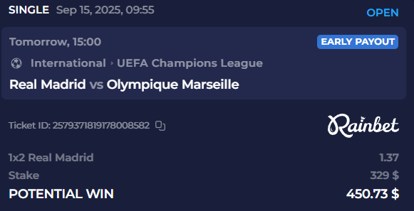 Se arranca con buen pie la Champions? Si o no simple?

Yo creo que se golea, 3-0 doblete de Mbappe y se estrena Franco.