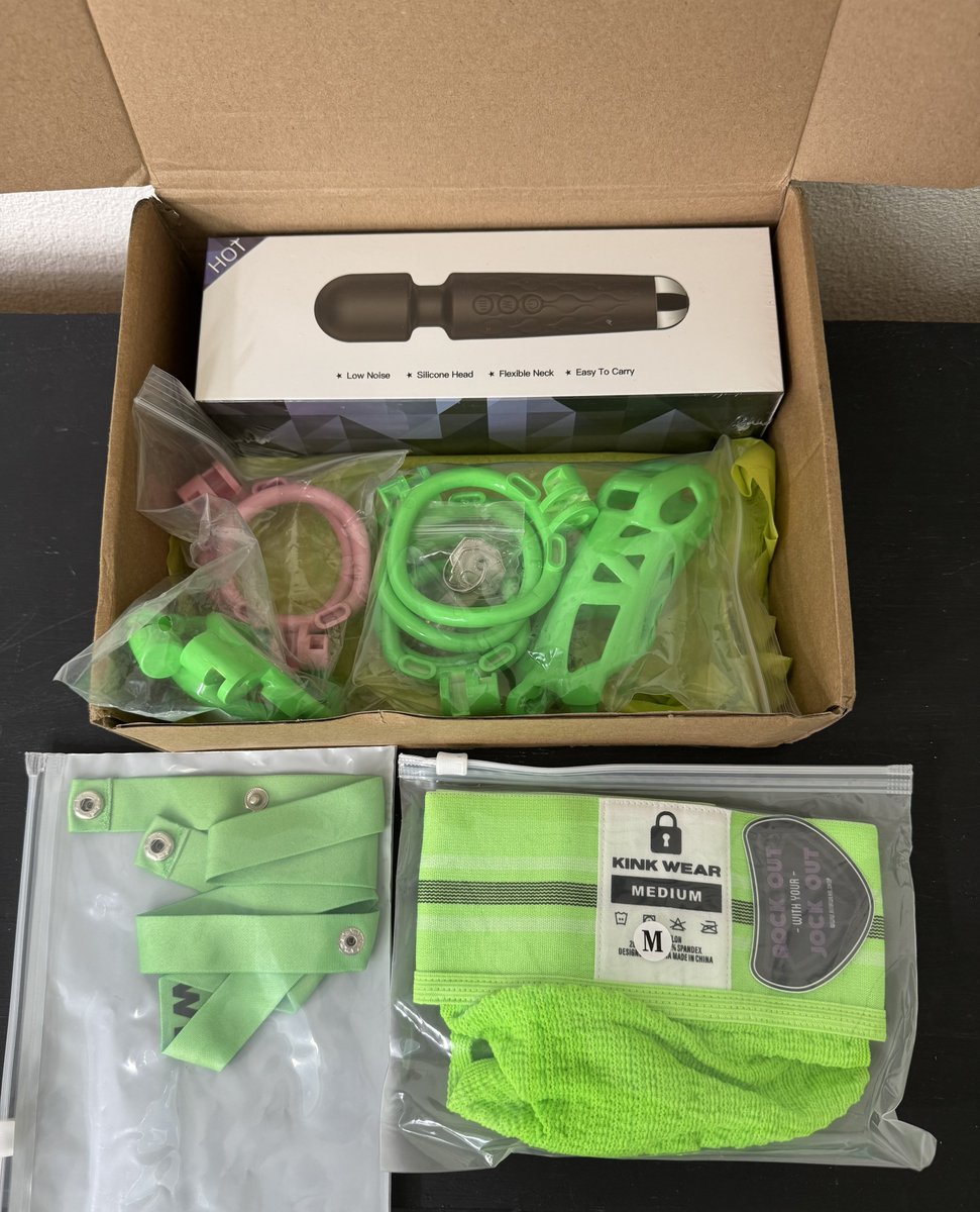 Thank you <a href="/kink_wear/">KINK🧡WEAR</a> 💚

and just in time for locktober 🎃