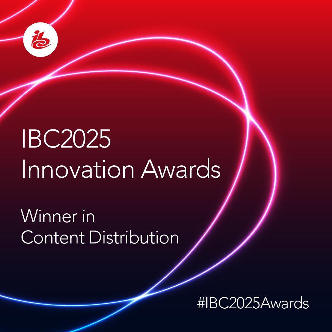 Telestream's tweet photo. Sky wins the #IBC2025 Innovation Award for Content Distribution! 🏆
Telestream is proud to support their MediaMesh platform—automating, localizing & streamlining 10M+ mins of content annually across Europe. Read more: https://t.co/aPKEUCEGco
#MediaMesh #Qualify #AWS #SDVI https://t.co/0vvB1faHpK