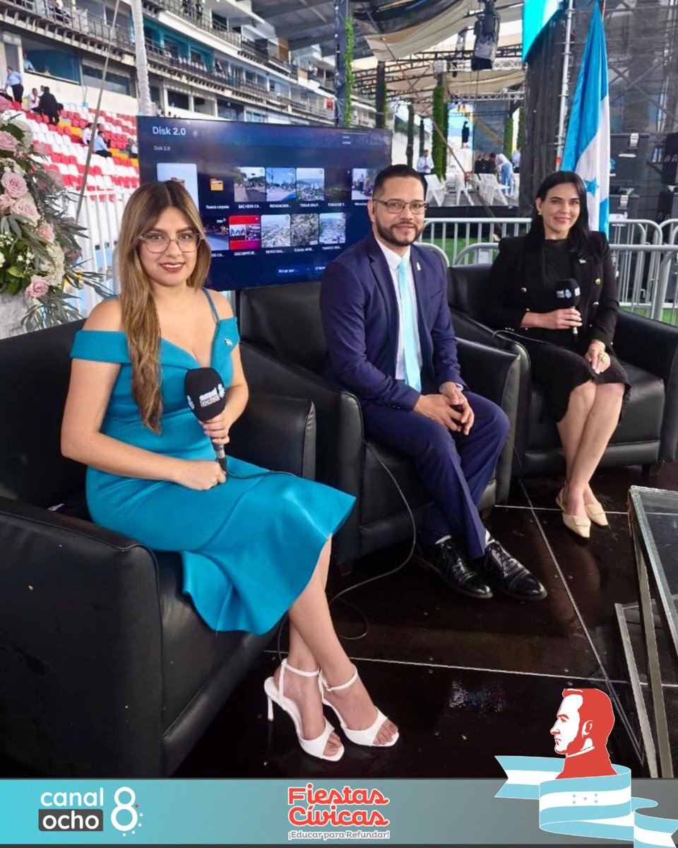 Canal8_hn's tweet photo. #Canal8 || 🔴🇭🇳✨ ¡En vivo y en directo! Puedes visualizar las fiestas patrias por medio de la señal de Canal 8.
🔗: https://t.co/HfhRlzJHtT
#C8Noticias #EducarParaRefundar
#FiestasPatrias2025 #FiestasPatrias
#204AniversarioDeIndependencia
#Patrias https://t.co/BIvbCfTvM4