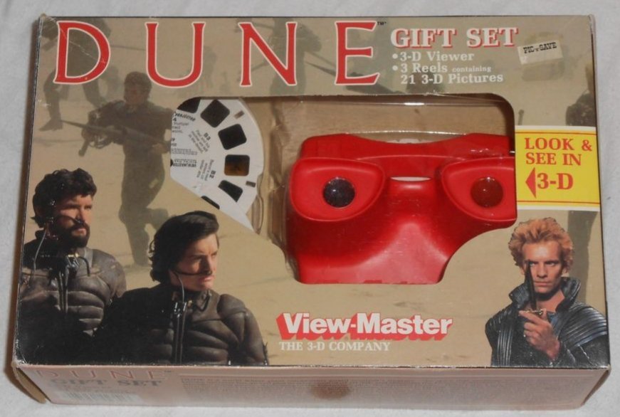 "Reverend Mother, what is inside the box?"

"Pain, my child. Pain. And some pictures of Sting."