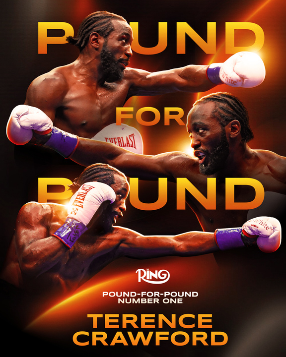 ‼️ Terence Crawford moves up to #1 in The Ring’s latest pound-for-pound rankings after his stunning display against Canelo Alvarez.