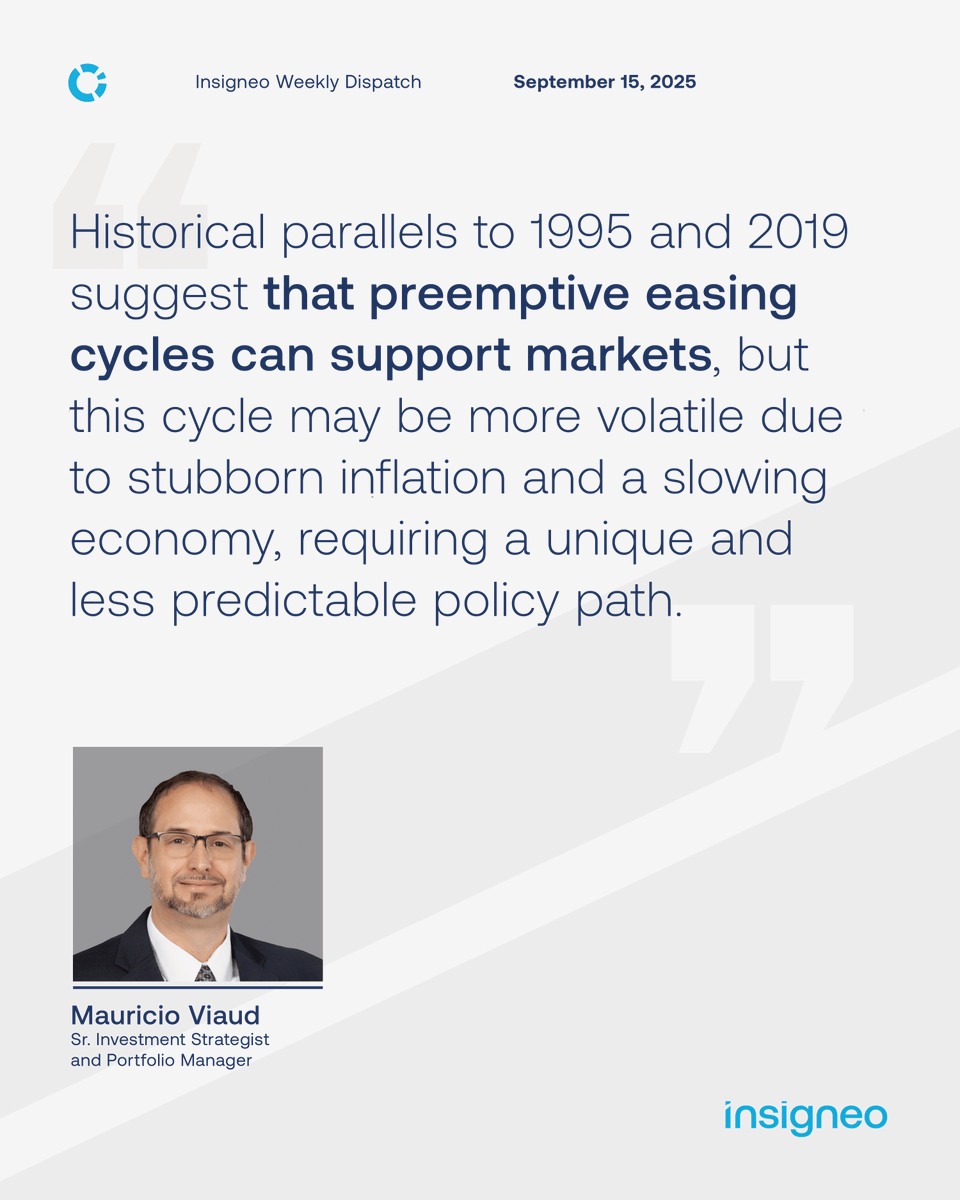 “Market Musings”, our weekly dispatch on markets, the economy, and investment-related topics is here! 📈

𝗧𝗵𝗶𝘀 𝘄𝗲𝗲𝗸, 𝘄𝗲 𝗱𝗶𝘃𝗲 𝗶𝗻𝘁𝗼: Exploring the YPF-Burford Capital Saga

 • The Fed is expected to begin a cautious and potentially uneven rate-cutting cycle this