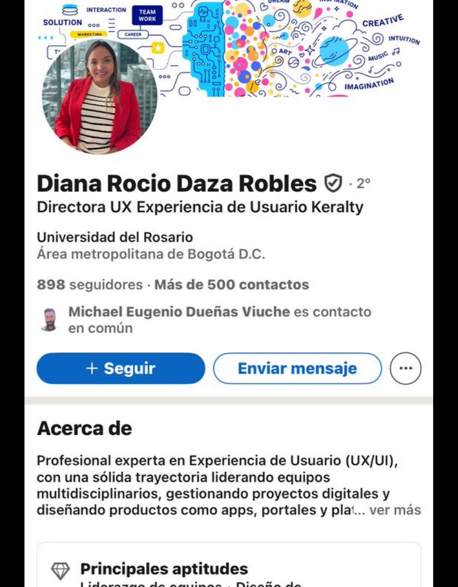 Swivel696's tweet photo. @ColombiaOscura Srs. @FundKeralty, @sanitas_eps: su Directora de UX, Diana Rocío Daza Robles, es una persona xenófoba, acosadora, que violentó públicamente a una ciudadana, con la coparticipación de su Director de Arquitectura TI, Juan Carlos Cerón Barreto, docente de @UniJaveriana. https://t.co/lVf4HZoLtX