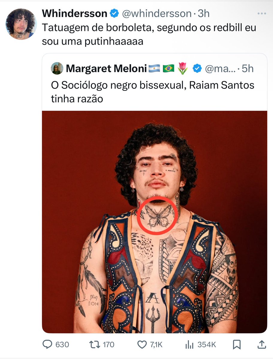 raiam700's tweet photo. Pô @whindersson obrigado pela viralização mas eu não sou bissexual não https://t.co/jSC6QPbsFW