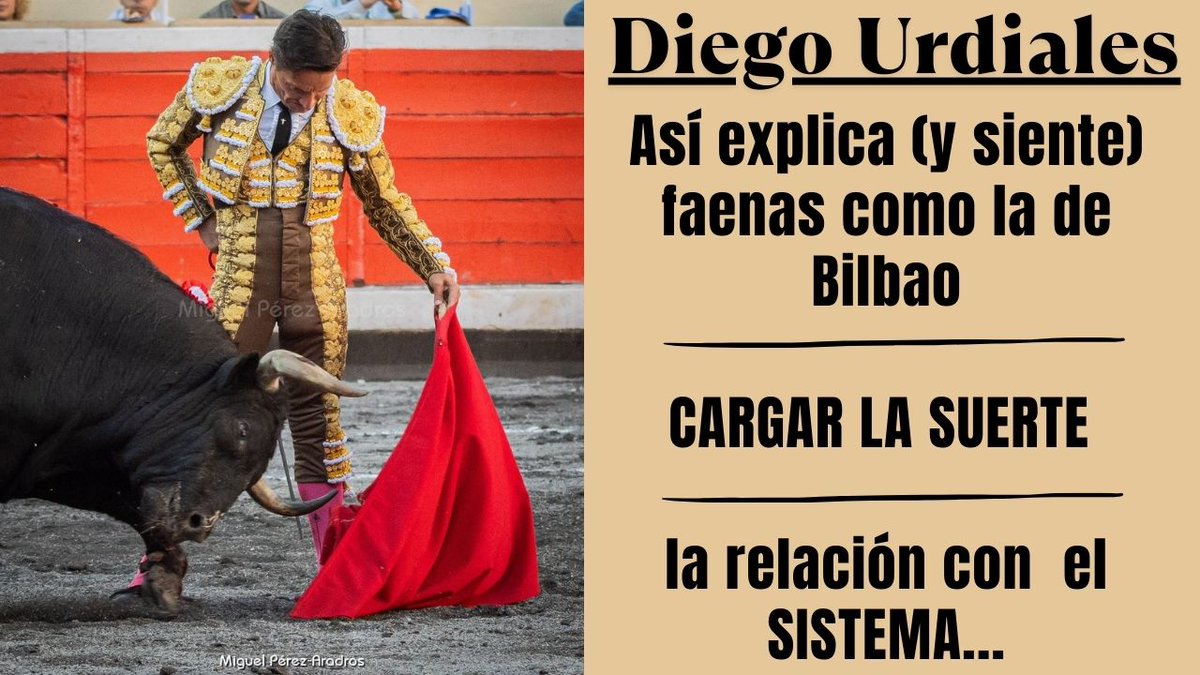 🔴 Nueva Entrevista en el Canal 🎥 
🐂💫 Hablamos con Diego Urdiales : el toreo llevado a otra dimensión

👉 Disponible ya en YouTube 🎬🔥
youtube.com/watch?v=ddulVL…

📌 No te la pierdas