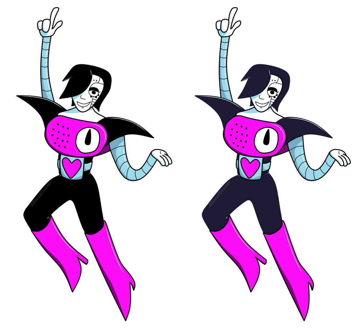 BoredDrawer's tweet image. Look Gary! There I am!

For real tho, had a lot of fun participating! I tried to have fun with styles a little bit, would've done more too but procrastination got the best of me lmao

Anyway happy Undertale, maybe I'll finish the game someday #undertale10thanniversary