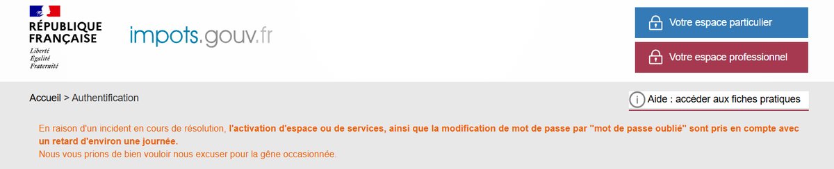 Bastien Gilles (@bastiengilles6) on Twitter photo Les dirigeants disent en permanence qu'il faut réduire la dépense publique utiliser l'IA, automatiser... Pourtant sur impots.gouv Pro la réinitialisation du mot de passe prend une journée ! Des fonctionnaires le font manuellement ?
<a href="/aurelien_veron/">Aurélien Véron</a> <a href="/Paul_Hatte/">Paul Hatte</a> <a href="/mtwit75/">Enzo Morel</a> <a href="/BVHparis/">BVH</a> Les dirigeants disent en permanence qu'il faut réduire la dépense publique utiliser l'IA, automatiser... Pourtant sur impots.gouv Pro la réinitialisation du mot de passe prend une journée ! Des fonctionnaires le font manuellement ?
<a href="/aurelien_veron/">Aurélien Véron</a> <a href="/Paul_Hatte/">Paul Hatte</a> <a href="/mtwit75/">Enzo Morel</a> <a href="/BVHparis/">BVH</a>
