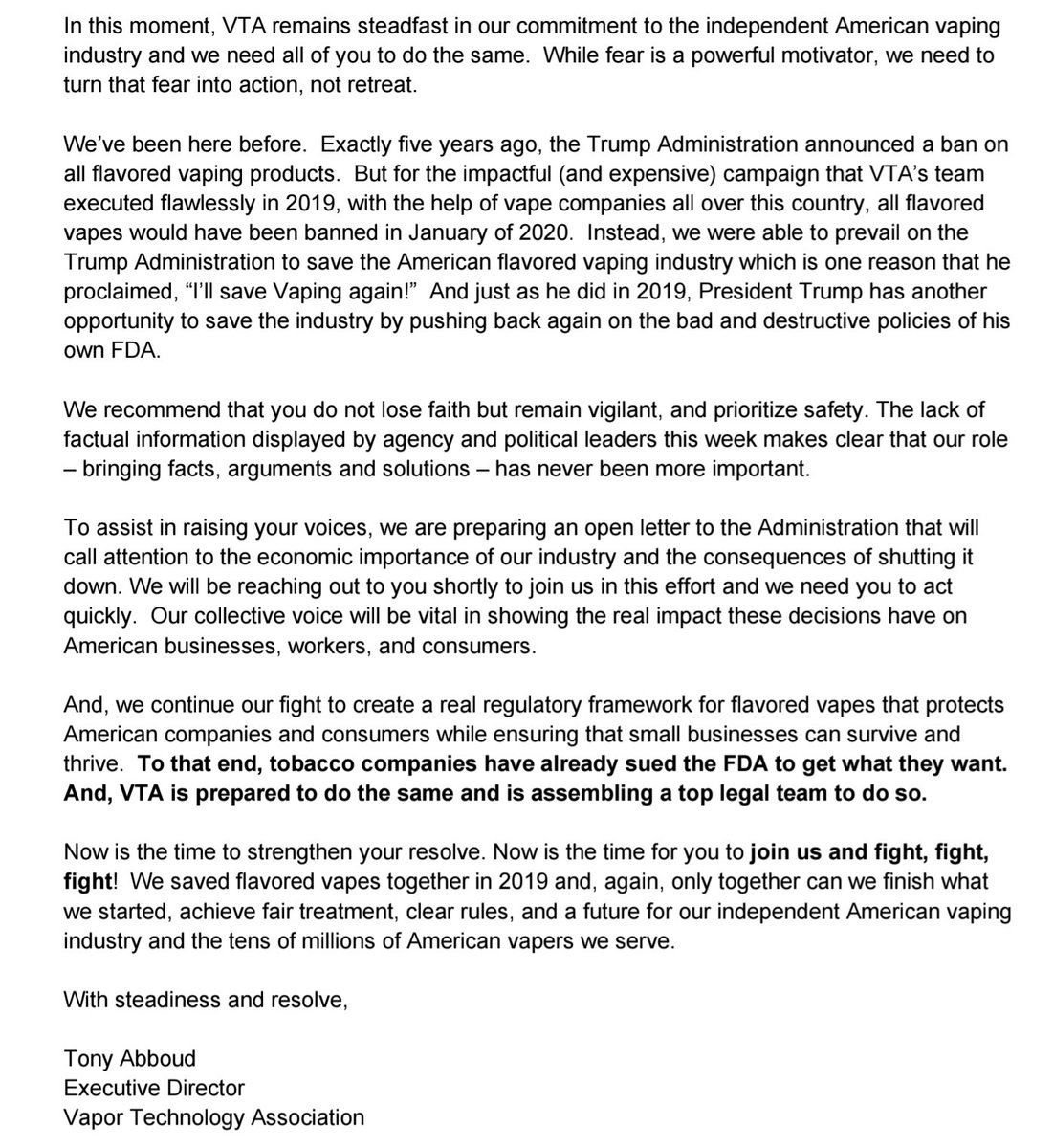 dnmarlin's tweet photo. VTA wants Vapers to know... https://t.co/HyIZkFxYNa