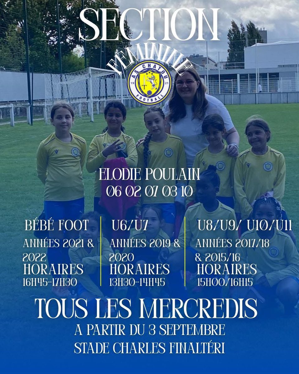 chatouas's tweet photo. 👧
Premier match amical et première grosse victoire (7-6) pour nos féminines, de quoi montrer que le sérieux et le travail fournis par les filles durant ces deux premières semaines d’entraînement portent déjà leurs fruits ! https://t.co/r1M0S8ZCo4