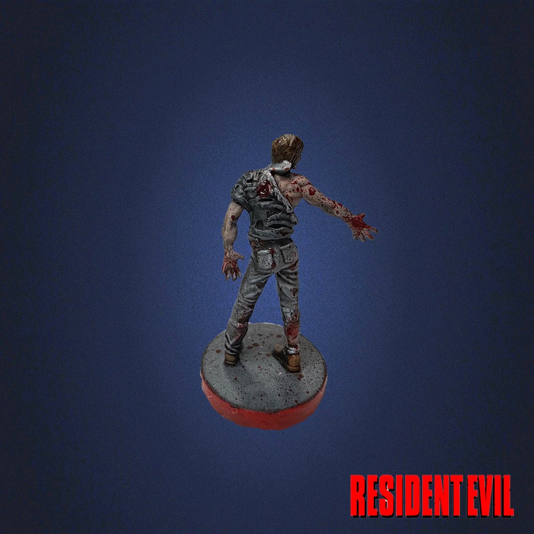 RiftOut's tweet image. Resident Evil 3 Boardgame another zombie type 2 painted