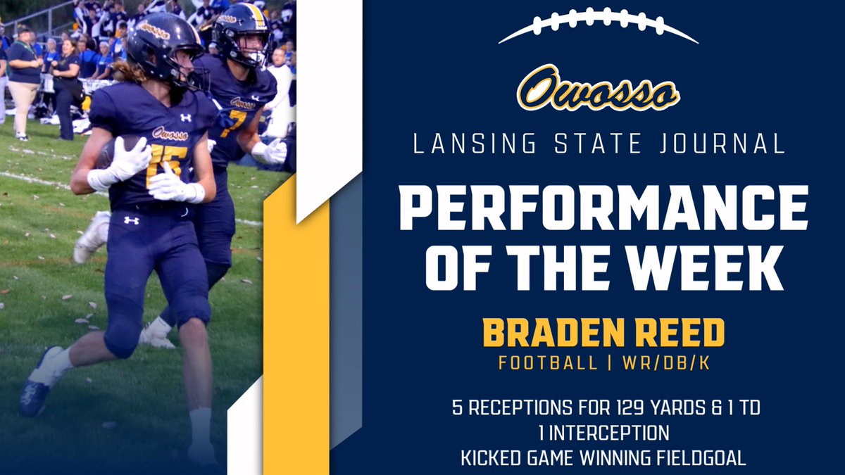 Well deserved <a href="/BradenReed015/">Braden Reed</a> <a href="/LSJsports/">LSJ Sports</a> performance of the week.