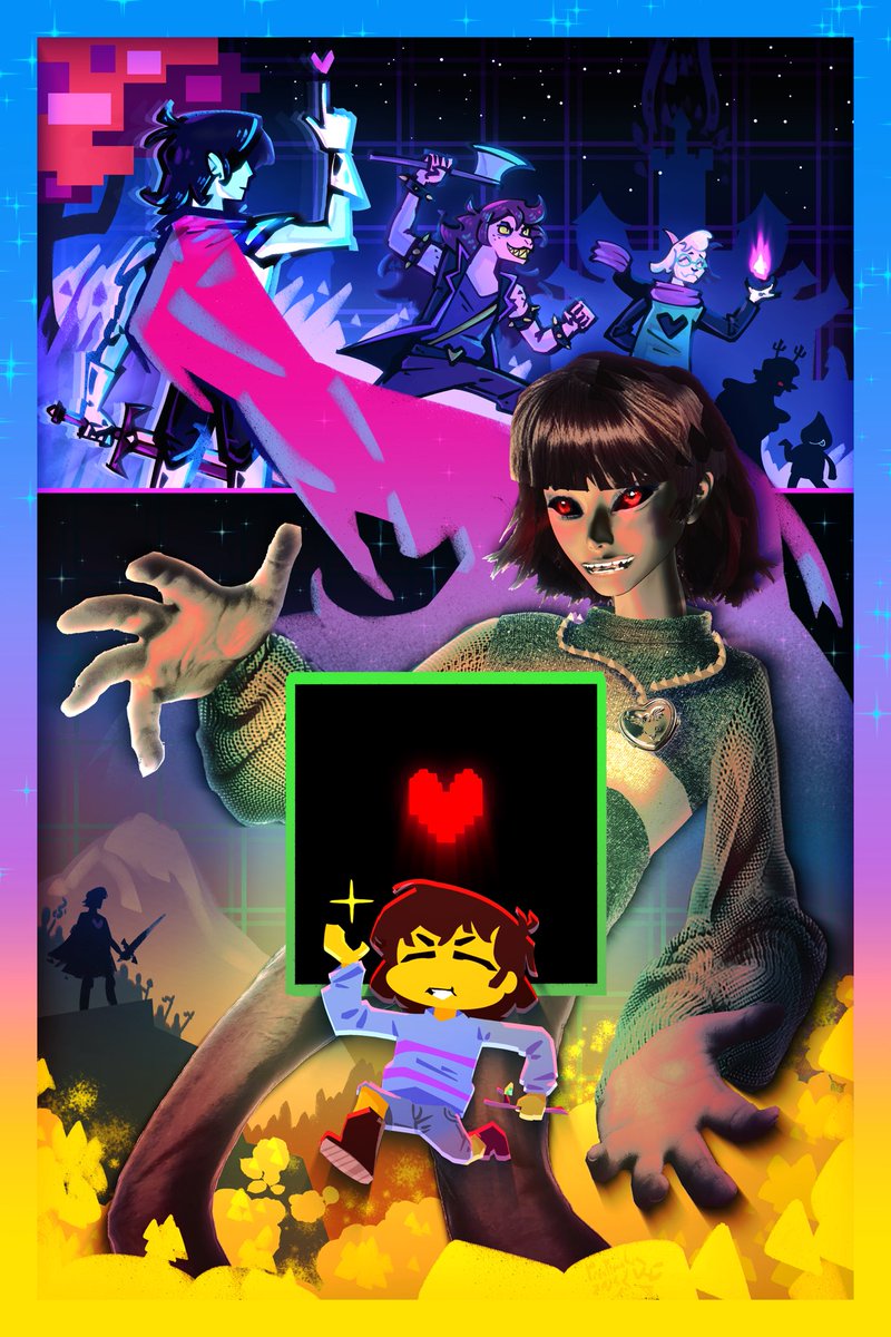 UNDERTALE is ten years old today! Because of this game, I wanted to make new art I’d never made before. I’m the artist I am today thanks to this game.

#undertale #undertale10thanniversary