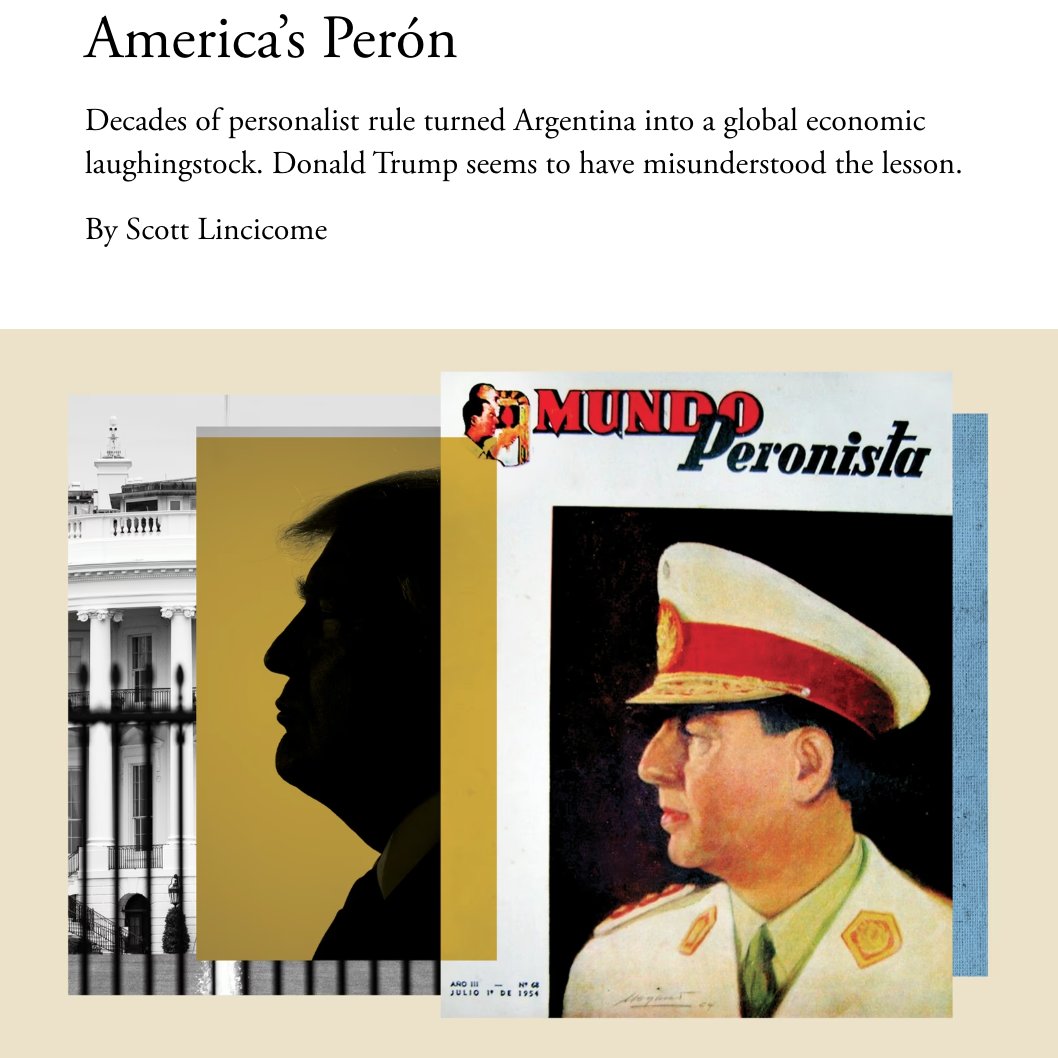 THE ATLANTIC: TRUMP, EL PERÓN DE ESTADOS UNIDOS

En una columna de la prestigiosa revista estadounidense comparan al Presidente Trump con Perón. La nota se titula “Trump, el Perón de Estados Unidos” y luego aclara: “Décadas de gobierno personalista convirtieron a Argentina en un