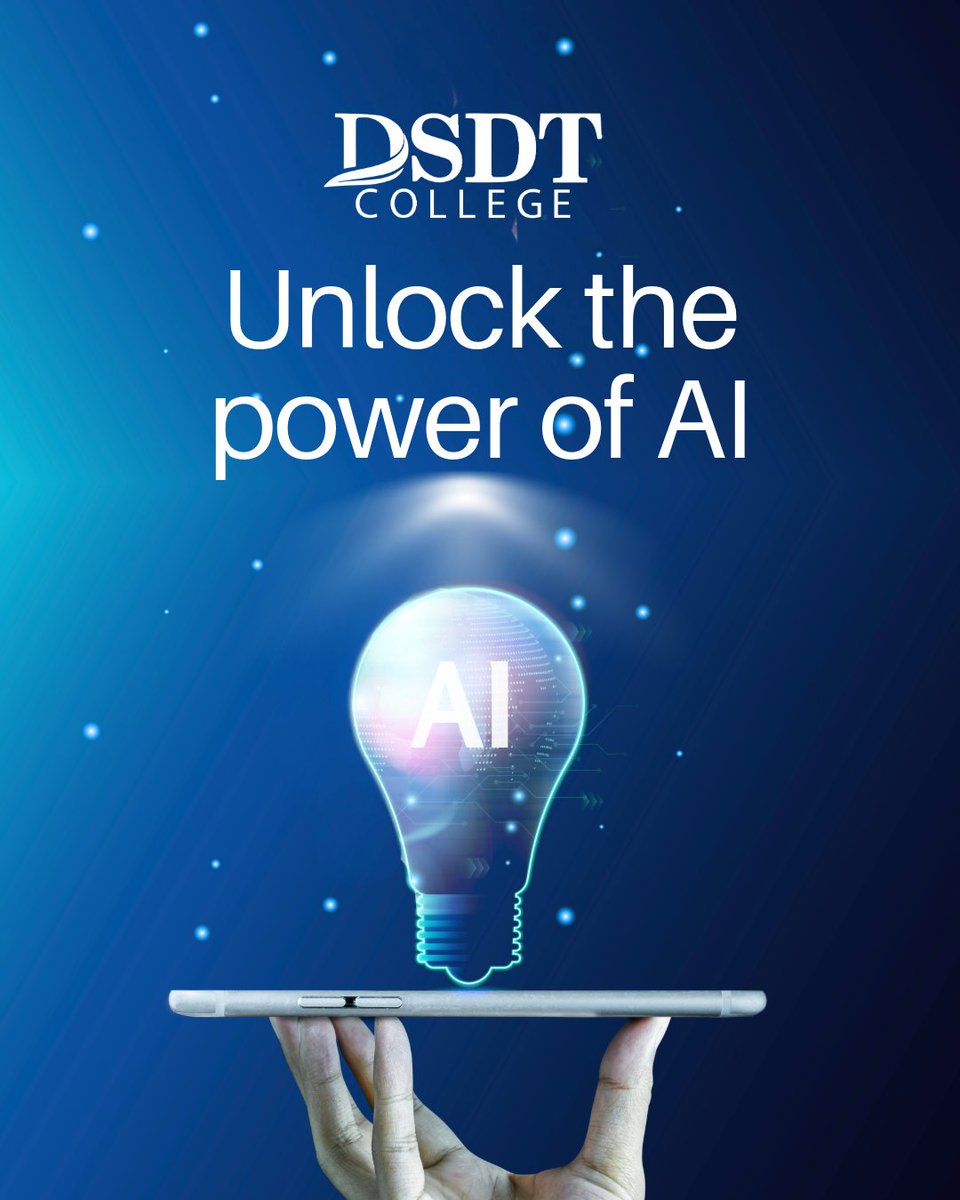 🚀 Launch your AI career! Learn to craft AI prompts, build real projects, and earn certification with DSDT College. No experience needed.

👉 Info: dsdt.edu/are-you-lookin…

#AI #PromptEngineering #DSDTCollege