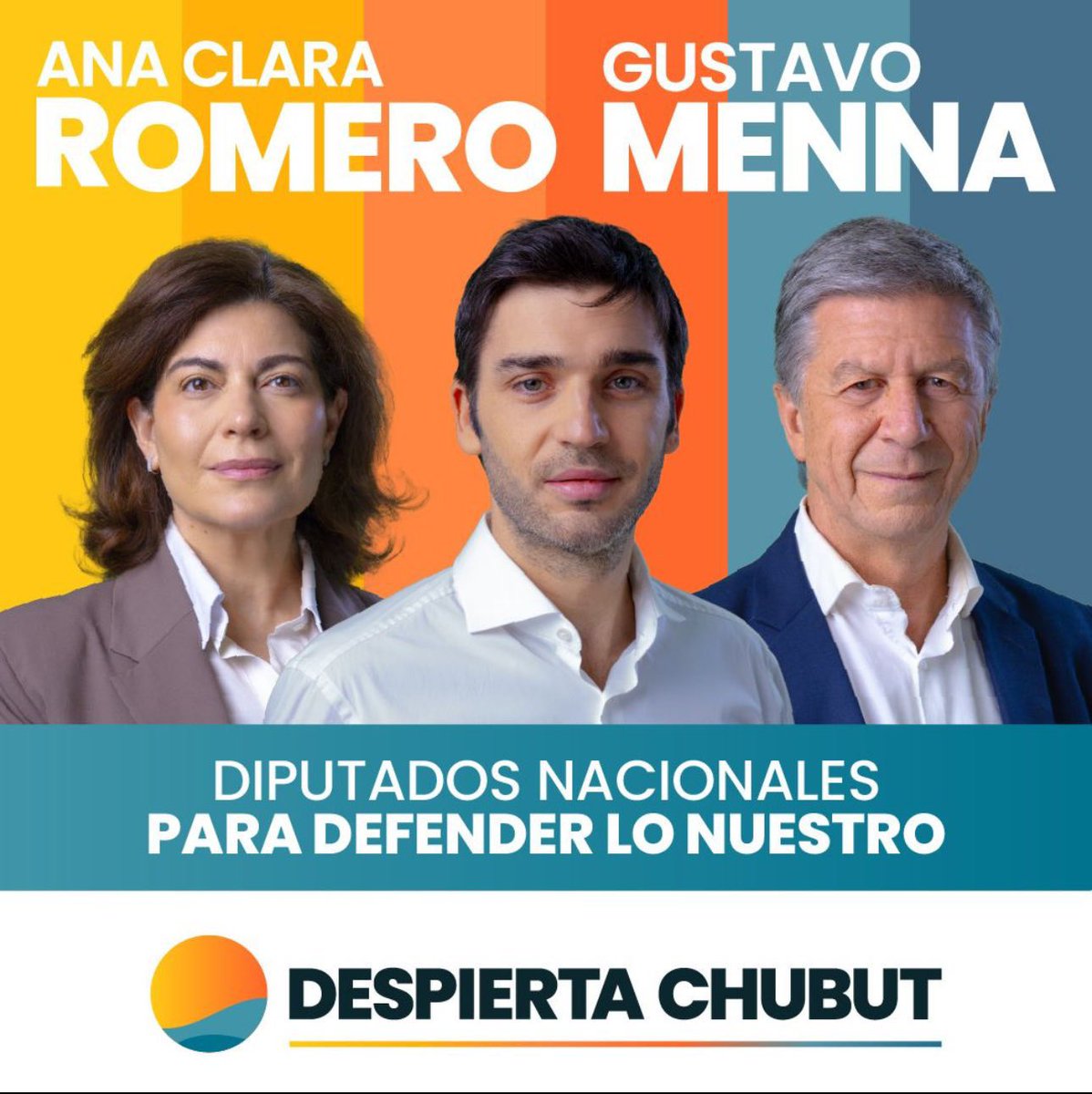 proyectomacri25's tweet image. En Chubut la lista de diputados  “Despierta Chubut” la encabeza @AnaClaraRomer que es una de las mejores dirigentes que tiene el PRO

Vamos a apoyarla💛