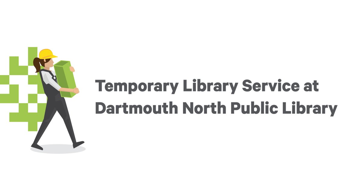 While Dartmouth North Public Library remains closed, Halifax Public Libraries has opened a temporary portable unit at 105 Highfield Park Drive for Library service in the community. Learn more about Temporary Library Service: hfxpublib.org/2yVbA