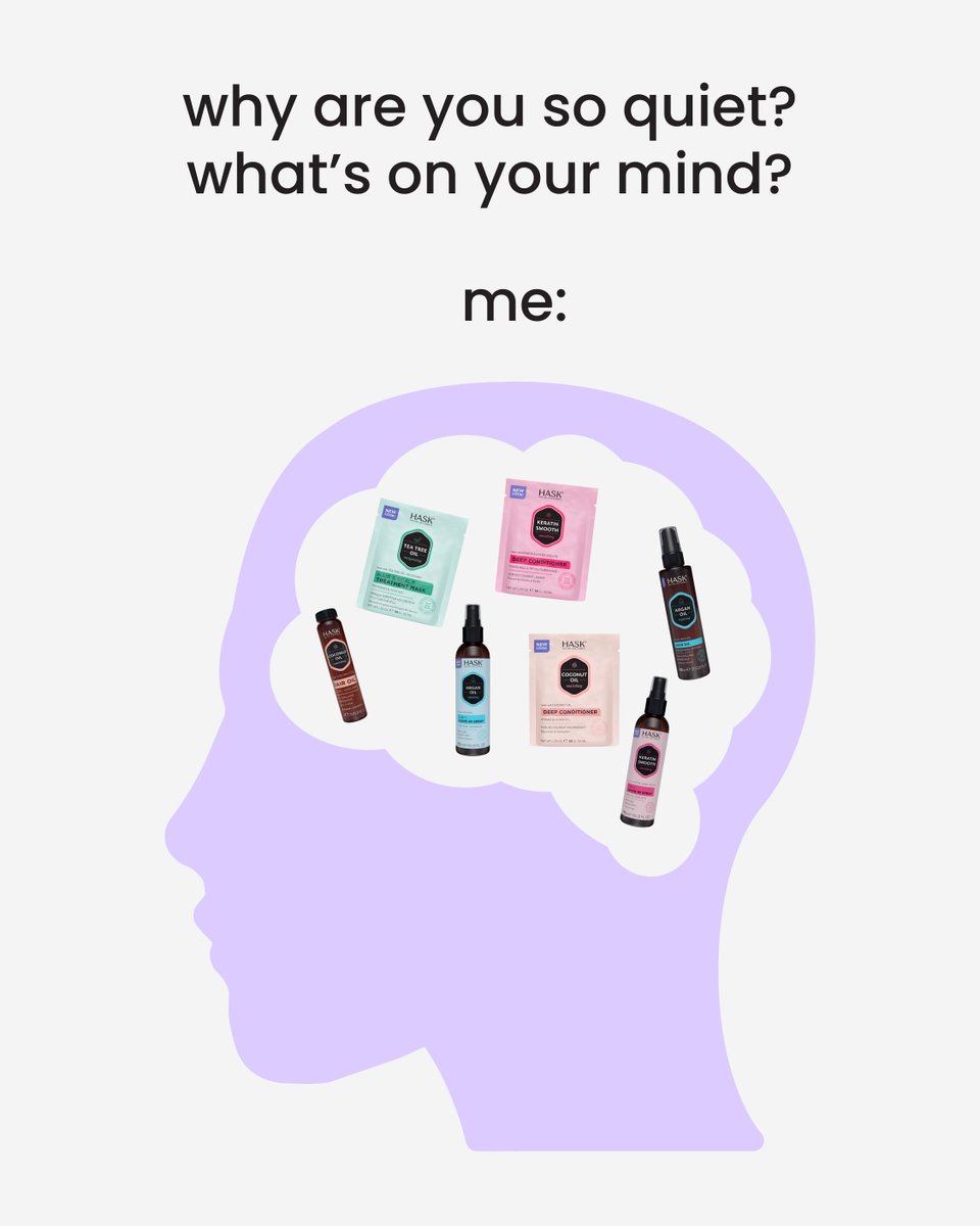 When you ask what's on our mind… it's HASK. Always HASK. 💆‍♀️🧠✨

#hask #haskbeauty #haskhair