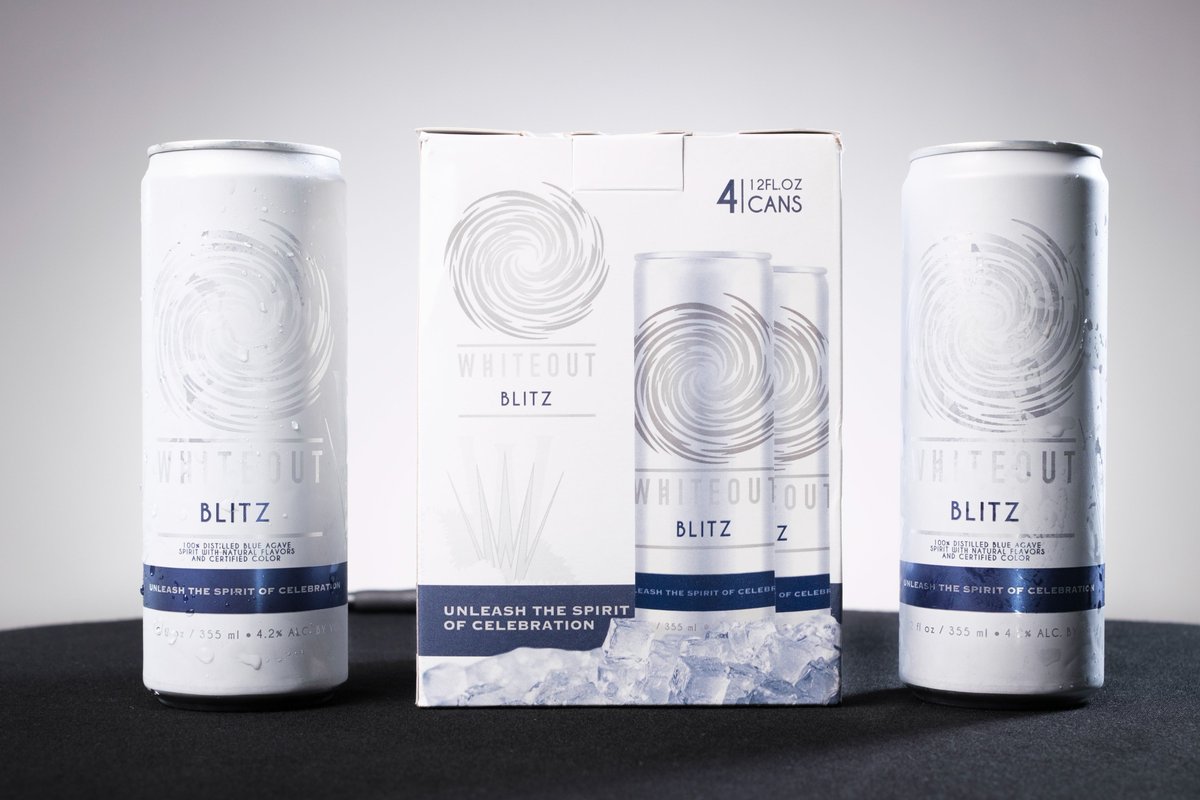 DrinkWhiteout's tweet image. IT’S OFFICIAL! Whiteout Blitz is here! ⚡️🫨

Our new ready-to-drink canned cocktail is here to change the way you tailgate.

4.2% ABV. Made with real tequila. One flavor. No BS.

📍Born in Mexico. Raised in Pennsylvania.