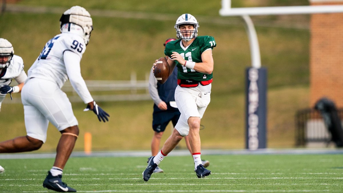 SOTStallions's tweet photo. Hearing that former Samford QB @Michaelhiers107 left GMs impressed at Sunday’s @TheUFL combine 👀

Hiers stood out due to his pinpoint accuracy, quick release, and noticeable arm strength.

Stock rising fast 📈📈📈 https://t.co/2vrNraDsyJ