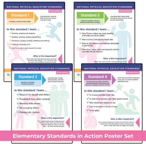 Free for Members: Elementary Standards in Action Poster Set‼️

This colorful elementary poster set (for grades preK-5) features one poster for each of the four standards

Access now: shapeamerica.org/ItemDetail?iPr…