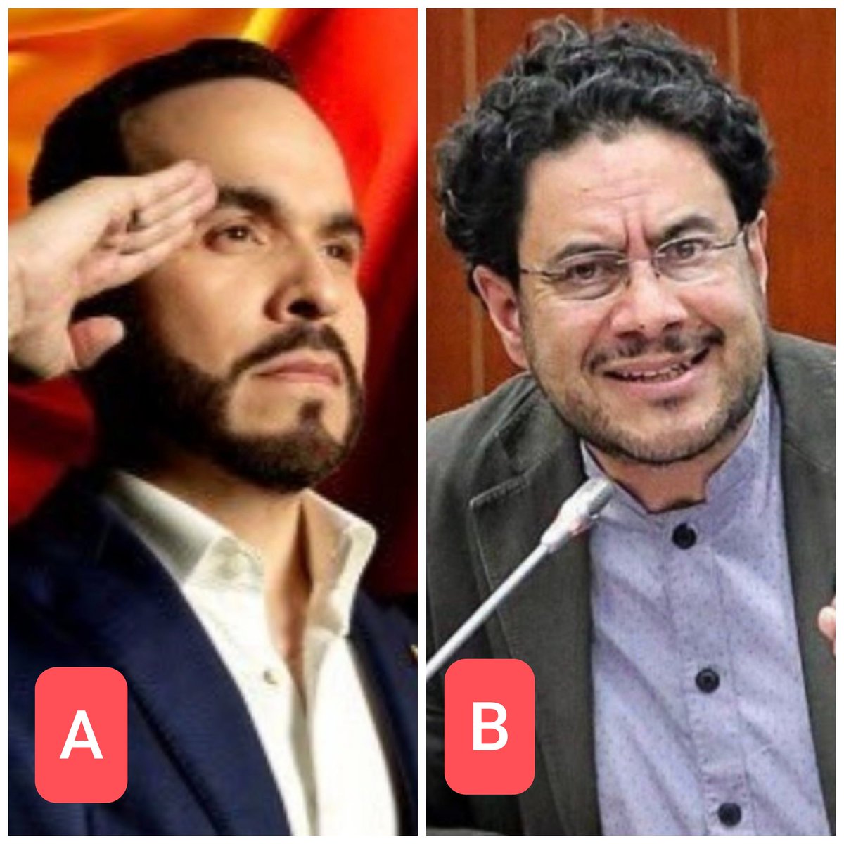 🇨🇴 Definamos de una vez por todas lo siguiente:

Por quien votaría para presidente si en el tarjetón a segunda vuelta están los siguientes candidatos:❓

A:  Abelardo de la Espriella 
B:  Ivan cepeda