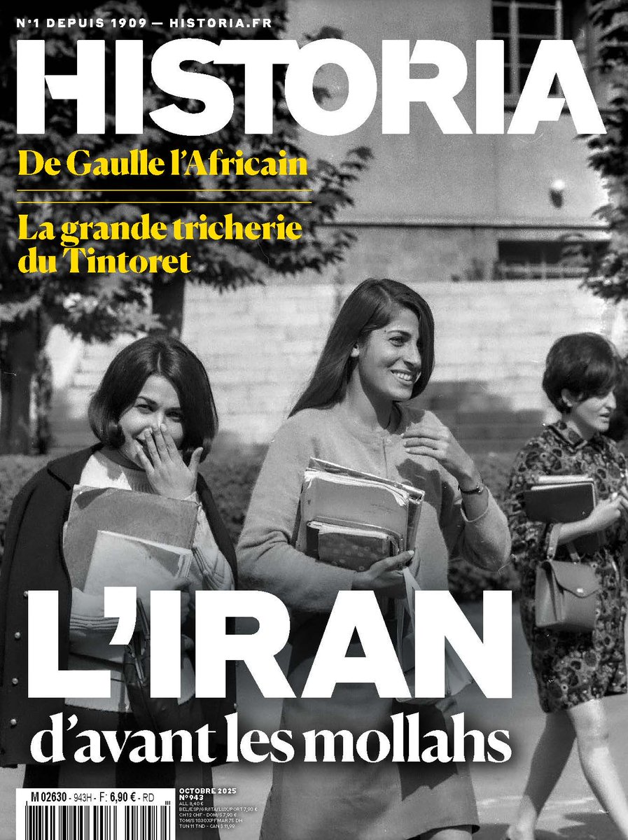 A ne pas manquer le prochain Historia numero spécial 943, coordonné par Emmanuel Razavi et consacré à « l’Iran d’avant les mollahs ». J’y participe aux côtés de Firouzeh Nahavandi, de Clement Therme, d’Armand Shahbazi et d’Hilda Dehghani-Schmit. En Kiosques jeudi!