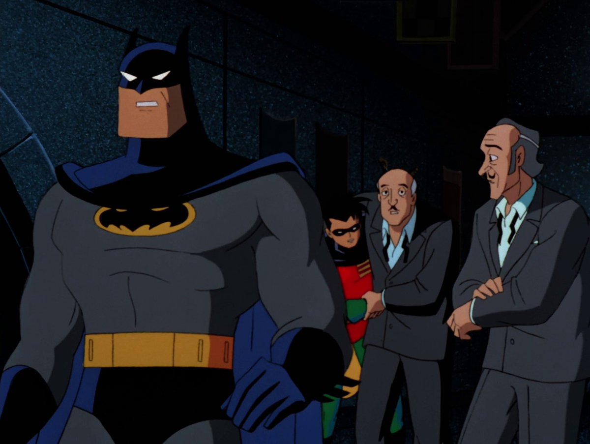 worldsfinest's tweet photo. The Batman: The Animated Series episode "The Lion and the Unicorn" debuted this day (Sept. 15) in 1995. The final outing from the original 85-episode run of Batman: The Animated Series, Alfred revisits his former days as a spy after he's abducted by Red Claw! #BatmanTAS #Batman https://t.co/YN19jwMcaZ
