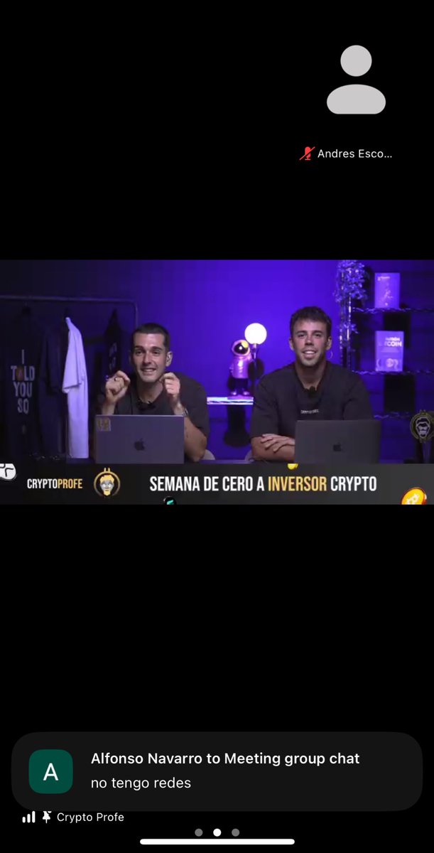 Clase Magistral obvio con <a href="/Cryptoprofe_/">Crypto Profe</a>