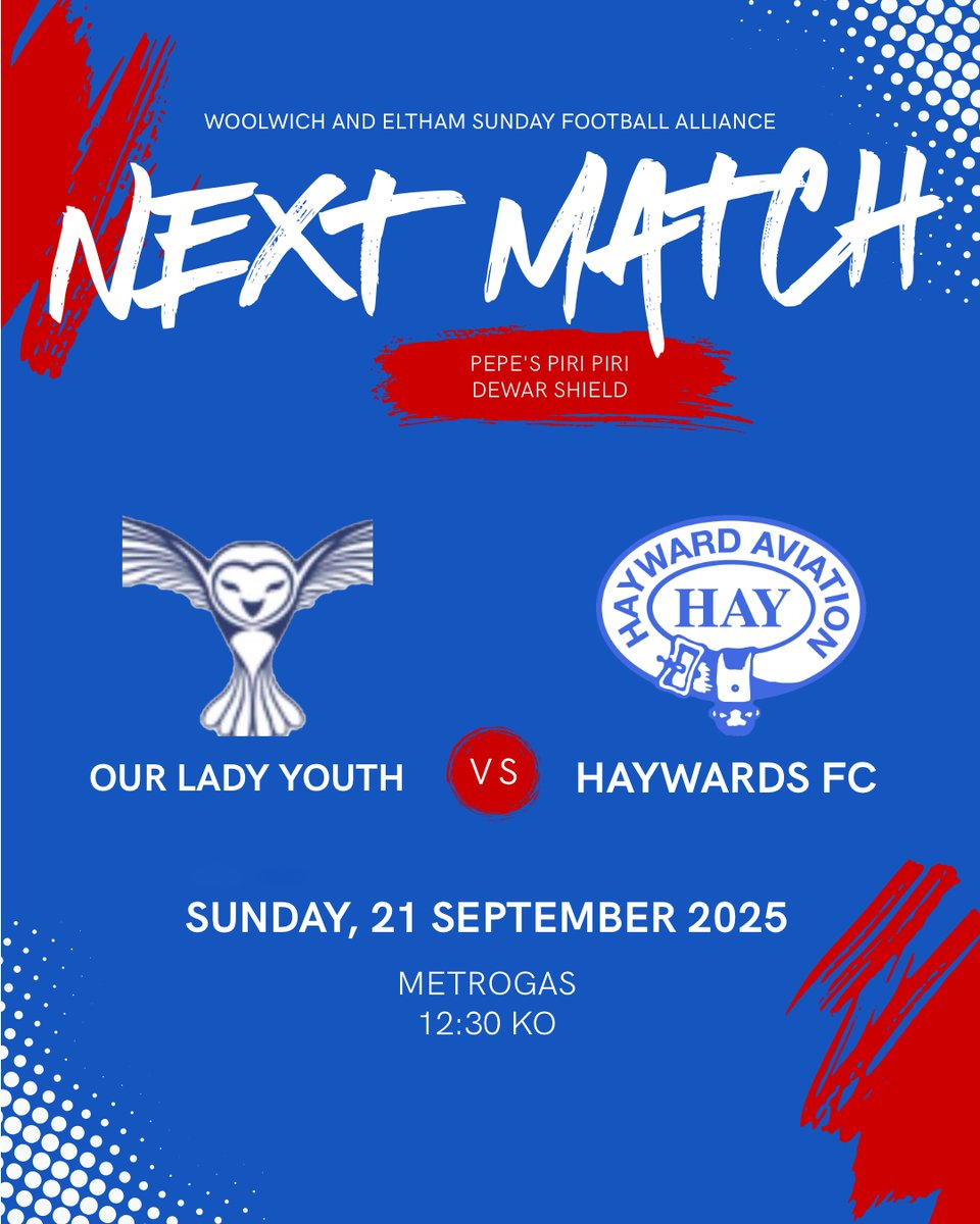 Haywards FC (@haywardsfc) on Twitter photo Our attention turns to the Pepe's Piri Piri Dewar Shield this Sunday, as we face Championship outfit <a href="/OurladyYoof/">Our Lady Youth</a>. #WESFA <a href="/WESFA_Football/">W.E.S.F.A.</a> Our attention turns to the Pepe's Piri Piri Dewar Shield this Sunday, as we face Championship outfit <a href="/OurladyYoof/">Our Lady Youth</a>. #WESFA <a href="/WESFA_Football/">W.E.S.F.A.</a>