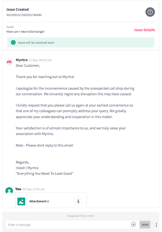 subham_inbox's tweet photo. @MyntraSupport This is the condition of you @myntra . Your representative intentionally mute the call. This is unacceptable.  This is my last purchase. Other Ecommerce site are way better than you in each and every aspects. https://t.co/zdXBjK8GUO