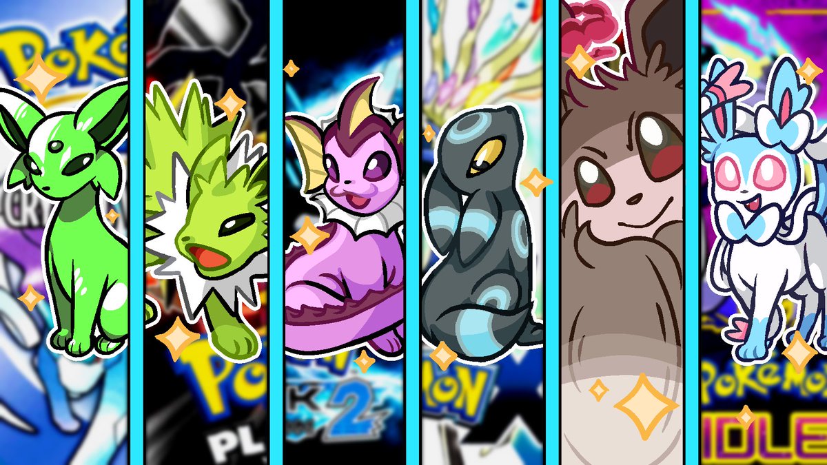 Oshawaves's tweet photo. Hey everyone! We’ve uploaded a new YouTube Video to the Oshawaves channel!

“Getting EVERY SHINY eeveelution in a different generation”

Hope you guys enjoy!
(Link in replies) https://t.co/bnJloa4dQV