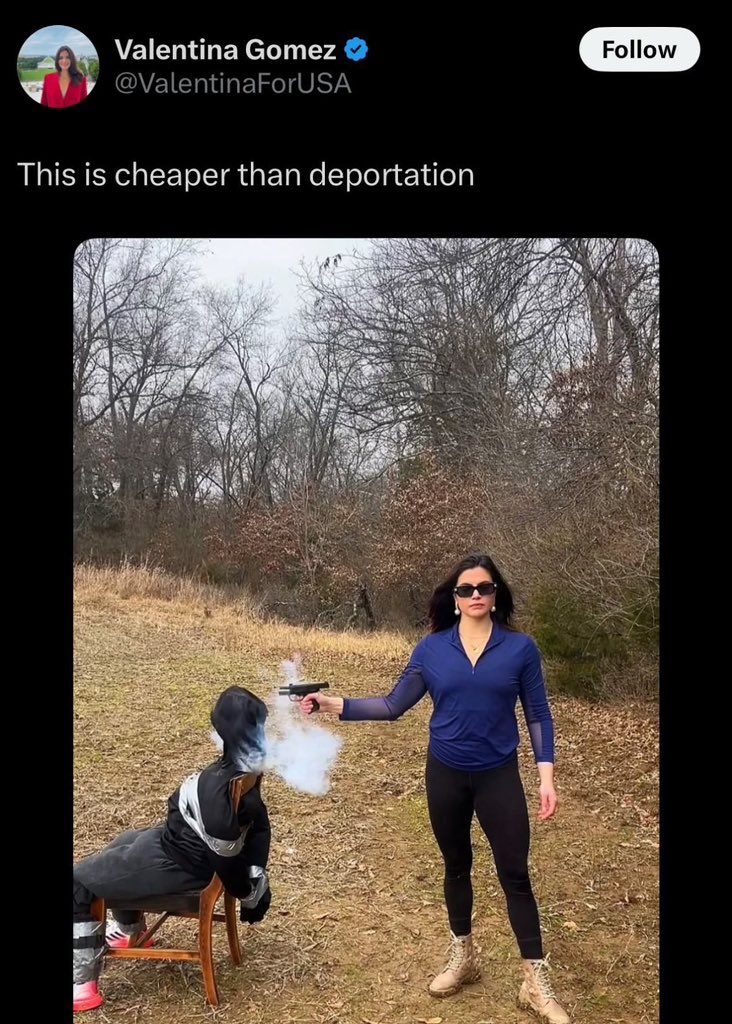 <a href="/ValentinaForUSA/">Valentina Gomez</a> <a href="/TRobinsonNewEra/">Tommy Robinson 🇬🇧</a> <a href="/Keir_Starmer/">Keir Starmer</a> YOU’RE the problem