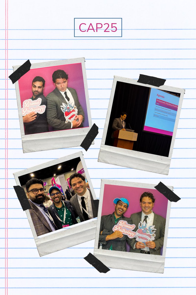 Raza Hoda MD (@razahoda) on Twitter photo Big thanks to everyone who joined our problematic papillary proliferations course at #CAP25, and to @pathologists for the opportunity to present! Great learning and even better reconnecting with old friends. 🙌
#PathX #PathTwitter #breastpath <a href="/PatMcIntireMD/">Patrick J. McIntire</a> <a href="/KMirza/">Kamran Mirza MD PhD - کامران مرزا</a> Big thanks to everyone who joined our problematic papillary proliferations course at #CAP25, and to @pathologists for the opportunity to present! Great learning and even better reconnecting with old friends. 🙌
#PathX #PathTwitter #breastpath <a href="/PatMcIntireMD/">Patrick J. McIntire</a> <a href="/KMirza/">Kamran Mirza MD PhD - کامران مرزا</a>