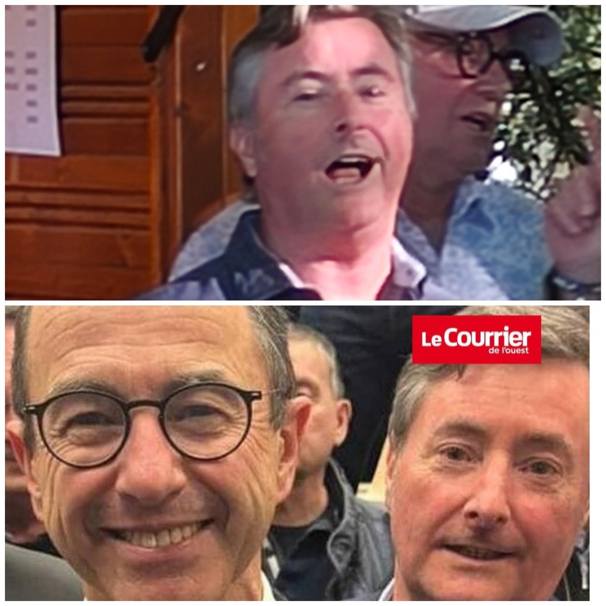 laroulotte49's tweet photo. Une des têtes d'affiche des
@Republicains_49 est vraiment photogénique 😂😂
Le sbire #LaTrique sorti de nulle part apparaît toujours à son avantage sur les clichés 😂😂
Qui peut donner du crédit à ce #guignol franchement ?
#Tricoire🤡
#LR
#Municipales2026
#Cholet https://t.co/ko9QKuOsMm