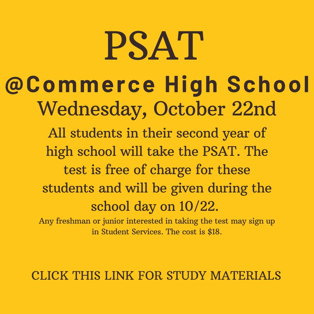 Commerce High School tweet media