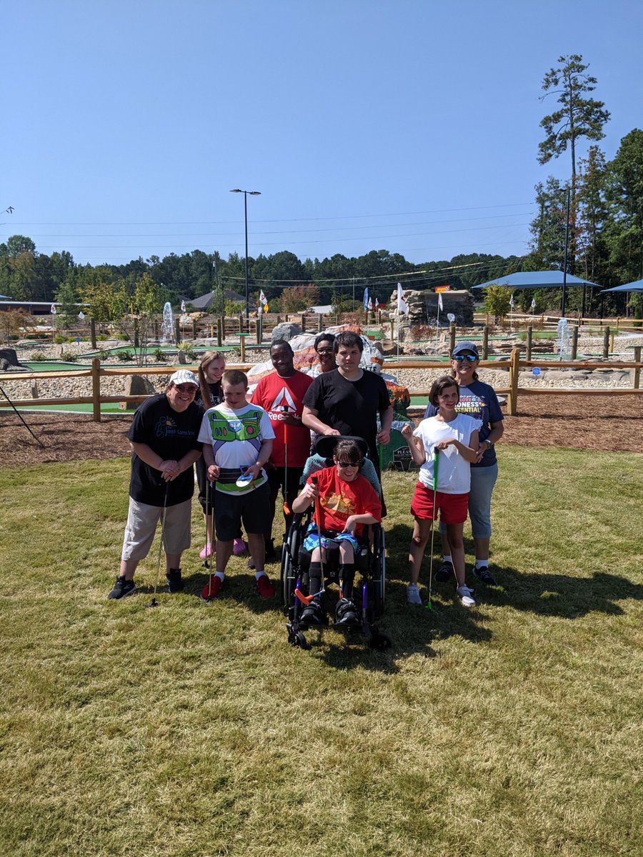 JSS1984's tweet photo. A big thank you to Putter’s Point for creating a space where all our friends are welcome and can play the game together. It is truly wheelchair accessible. We had a wonderful time. Thank you to Anthony Williams for his kindness and professionalism. The staff there is wonderful! https://t.co/CHWsBlHMuL