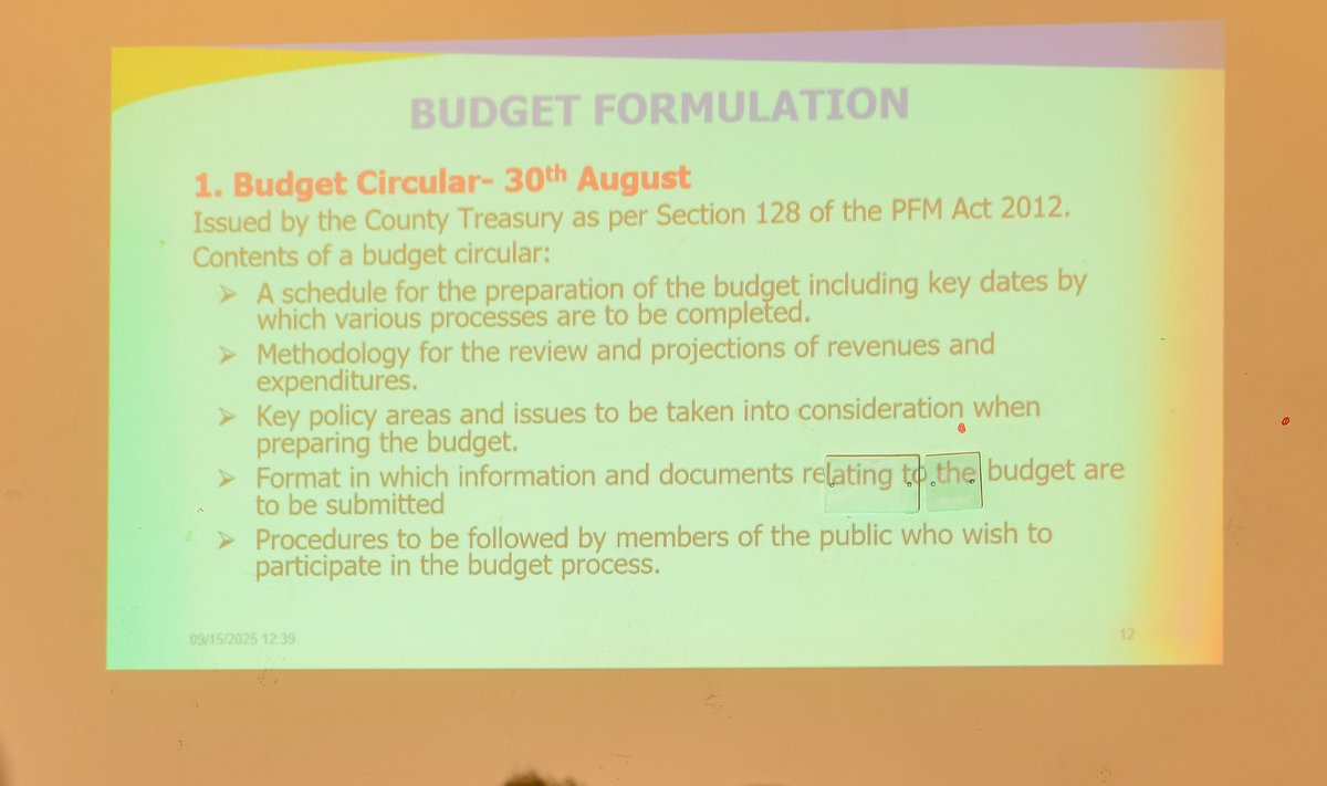 KEWOPA's tweet photo. A key focus was the County Budget Cycle, understanding timelines, key budget documents, and entry points for public participation. 📊
By demystifying these processes, participants are now better prepared to influence decisions that shape resource allocation. #BudgetLiteracy https://t.co/KBJeFkZxWt