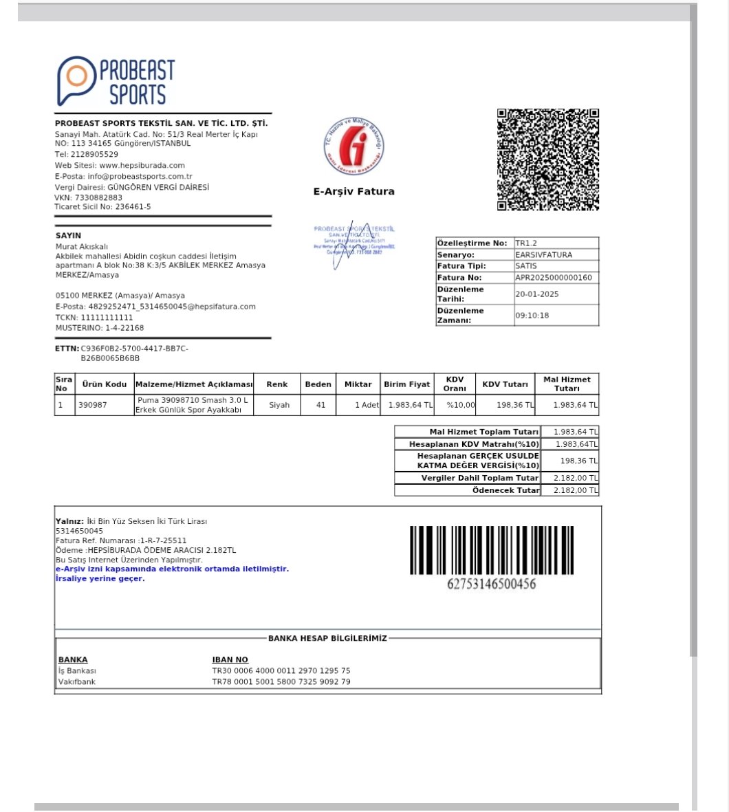 Hepsiburada dan 4829252471 sipariş nolu puma marka ayakkabı aldım.4 ayda yapıştırma yerlerinden açıldı.25 Ağustosta 904691820 talep no ile satıcı XAO firmasına gitti.Açıklama yapmadan reddedildi.Puma hepsiburada pişmanlıktır <a href="/hepsiburada/">Hepsiburada</a> <a href="/PUMATurkiye/">PUMA Türkiye</a> <a href="/PUMA/">PUMA</a> <a href="/ticaret/">T.C. Ticaret Bakanlığı</a> <a href="/tuketicifed/">Tüketici Birliği Federasyonu</a>