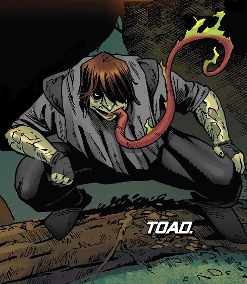 DailyMutantsX's tweet image. Today’s Mutant of the day is Mortimer Toynbee A.K.A Toad!

First Appearance: X-Men #4 (January 1964)

Created by: Stan Lee &amp;amp; Jack Kirby

Powers: Toad has the ability to leap to heights distances far greater than that of ordinary humans, as well as his prehensile tongue!