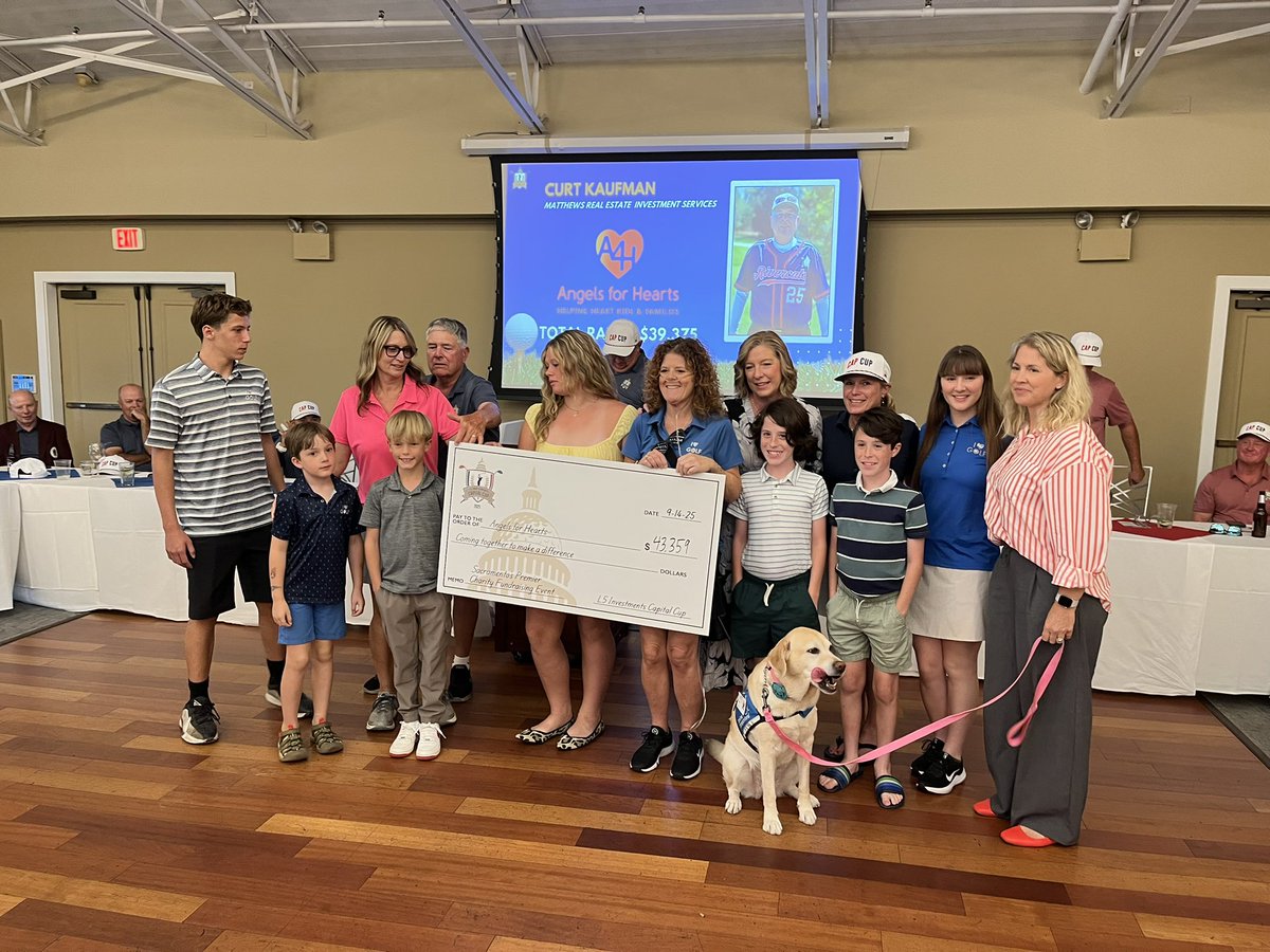 AngelsForHearts's tweet image. Thanks to everyone who supported us in the @L5Investments @DCAPartners Capital Cup! 🎉 Curt Kaufman raised an incredible $43,359 this year for Angels for Hearts. 💕 This has a real impact in the lives of heart kids! Thank you for standing with us! #angelsforhearts #capitalcup